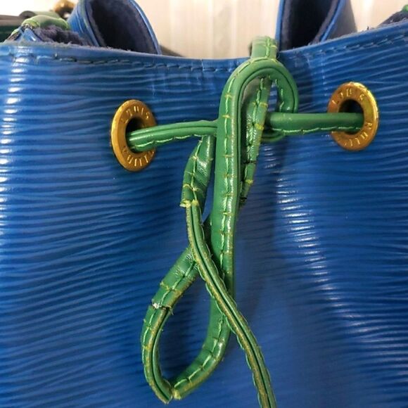 Louis Vuitton Noe MM Epi Leather Bucket bag Colorblock EUC - Picture 11 of 12